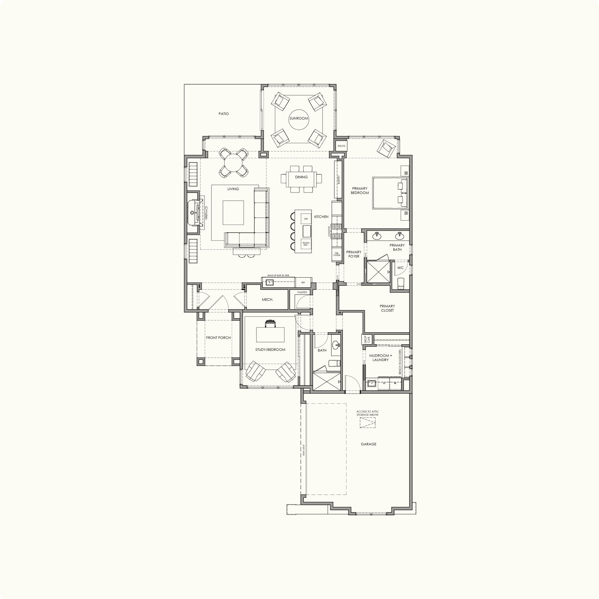 Single Level Villa Square