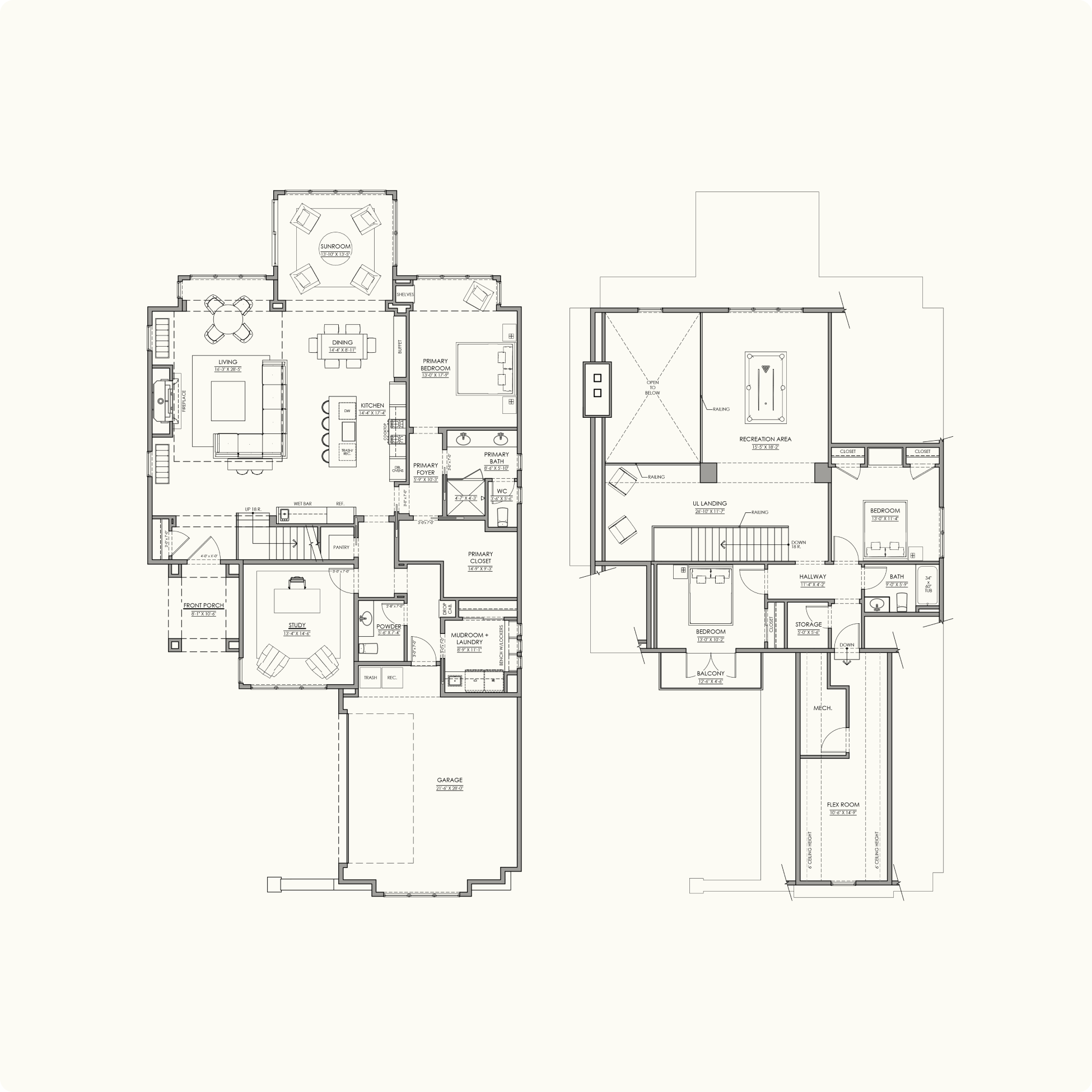 Two Story Villa Square