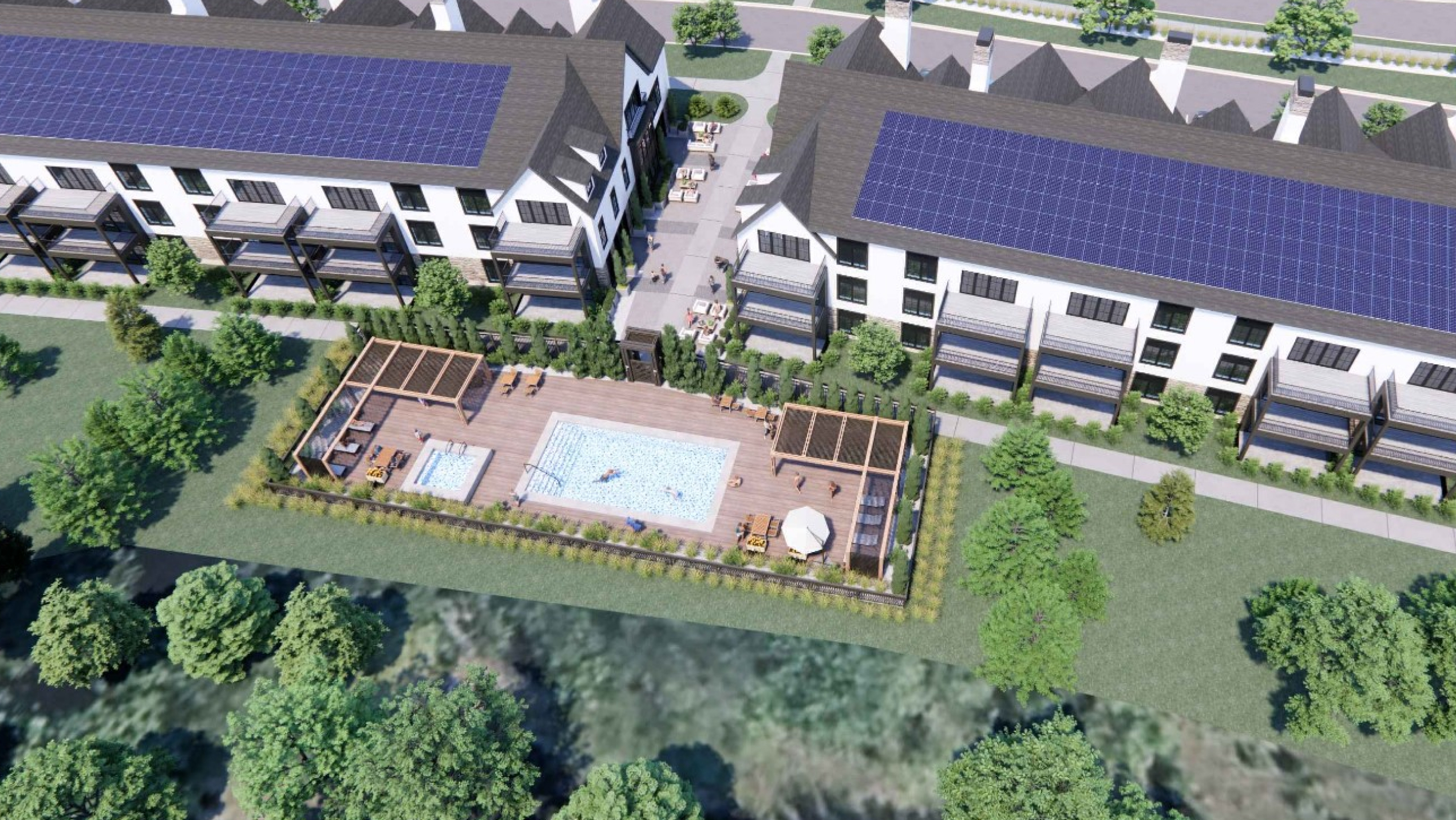 Bluffs rendering solar